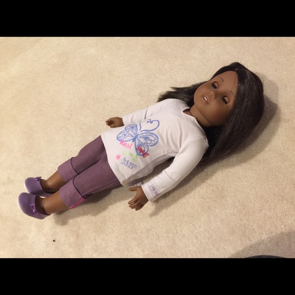 American Girls Doll with GK Gymnastics Leo outfit - Picture 4 of 8